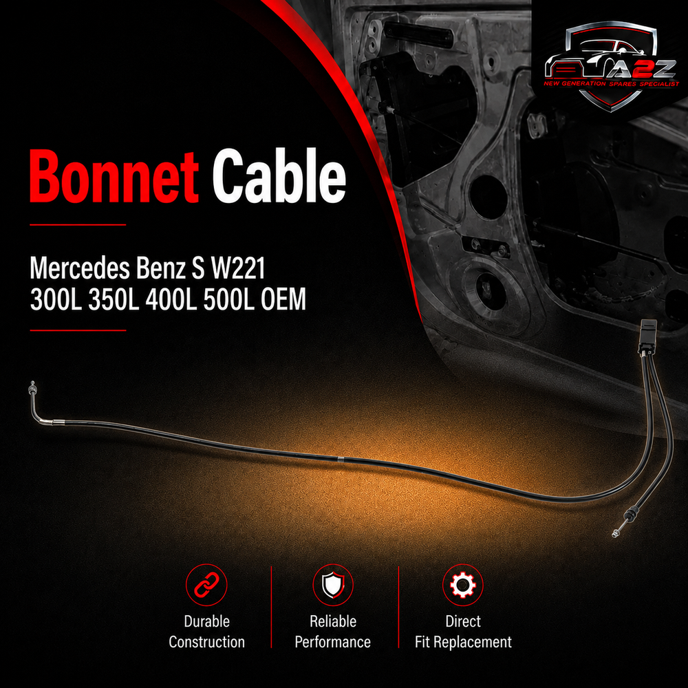 Bonnet Cable 2218800159/A2218800159 Compatible With Mercedes Benz S W221 300L 350L 400L 500L OEM