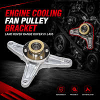 Engine Cooling Fan Pulley Bracket LR121782 Compatible With Land Rover Range Rover IV L405