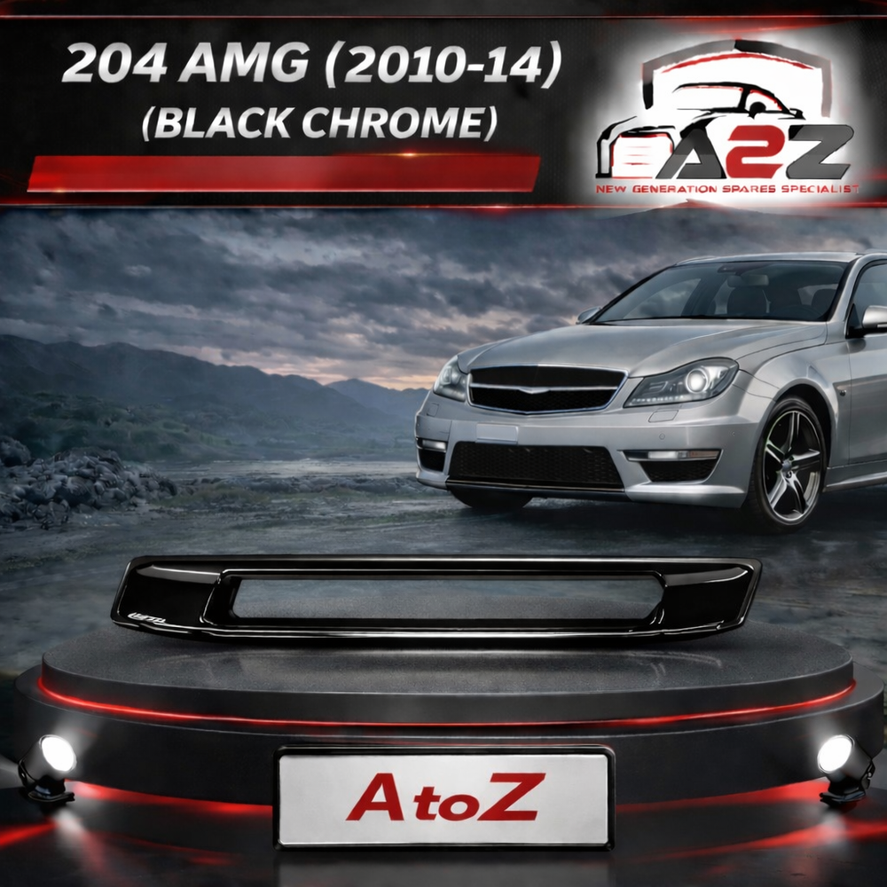 Fog Lamp Cover Chrome Left 2048853774 & Right 2048853874 Compatible With Mercedes Benz (204) (T2) (AMG) (2010-2014) Tag No.253
