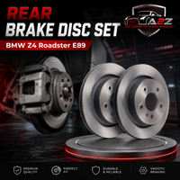 Rear Brake Disc Set 34216782607 Compatible With BMW Z4 Roadster E89