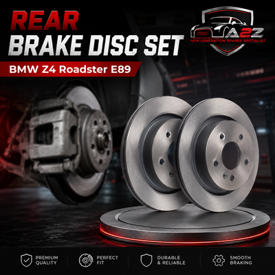 Rear Brake Disc Set 34216782607 Compatible With BMW Z4 Roadster E89