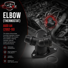 Elbow (Thermostat) 06B121132E 06B121132B Compatible With AUDI A4 Tag-E-51