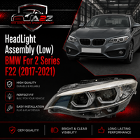 Complete Headlight (Low) Set Left 63117469777 & Right 63117469778 Compatible With BMW For 2 Series F22