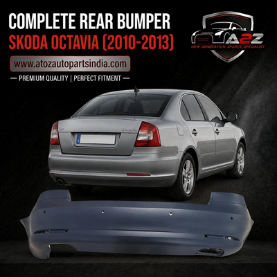 Complete Rear Bumper 1ZD807421 Compatible With Skoda Octavia (2010-2013) Tag No.704