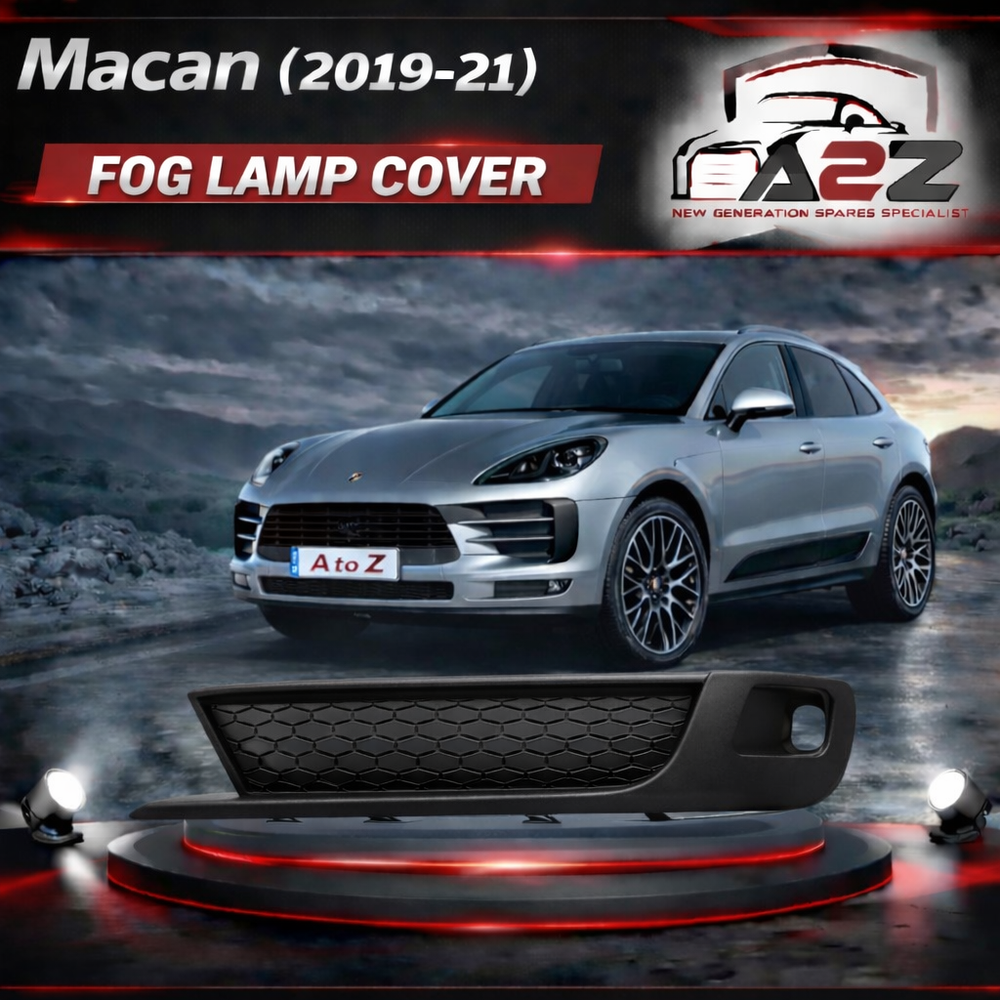 Fog Lamp Chrome Compatible With Porsche Macan 2018 Fog Lamp Chrome Left 95B807823A  & Right 95B807824A Fog No.174 (2019-21)