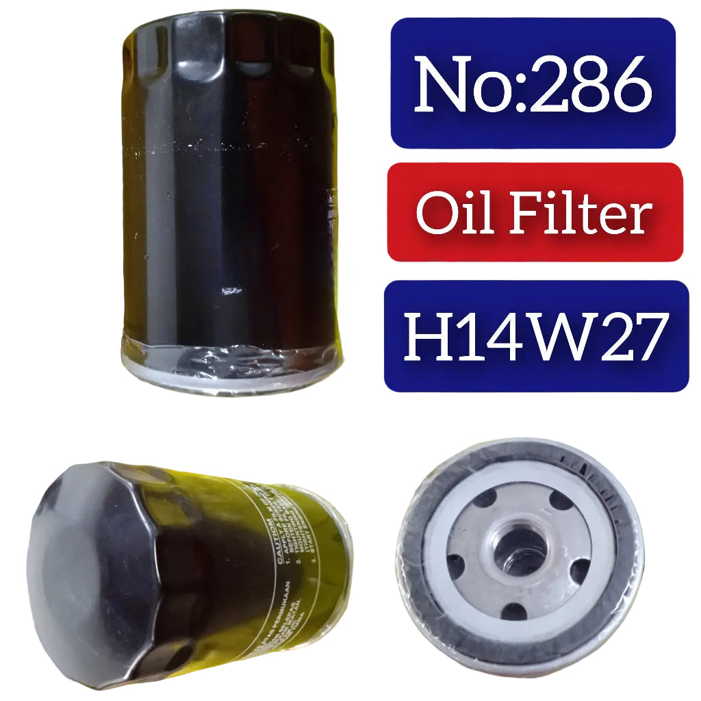 Oil Filter H14W27 & 034115561A & OC264  Compatible With VW JETTA III (1K2) | BORA | VENTO & SKODA OCTAVIA I (1U2) Tag.286