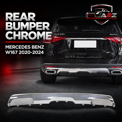 Rear Bumper Chrome 1678857500 Compatible With MERCEDES BENZ GLS W167 & GLE W167 2020-2024 Tag No.211