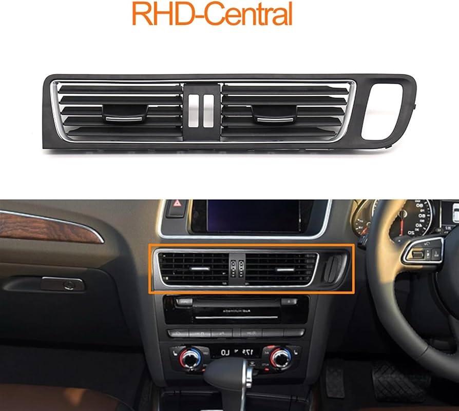 Audi Q5 Black AC Vent Grille Center 8R2820951E Right 8R2820902E Left 8R2820901E