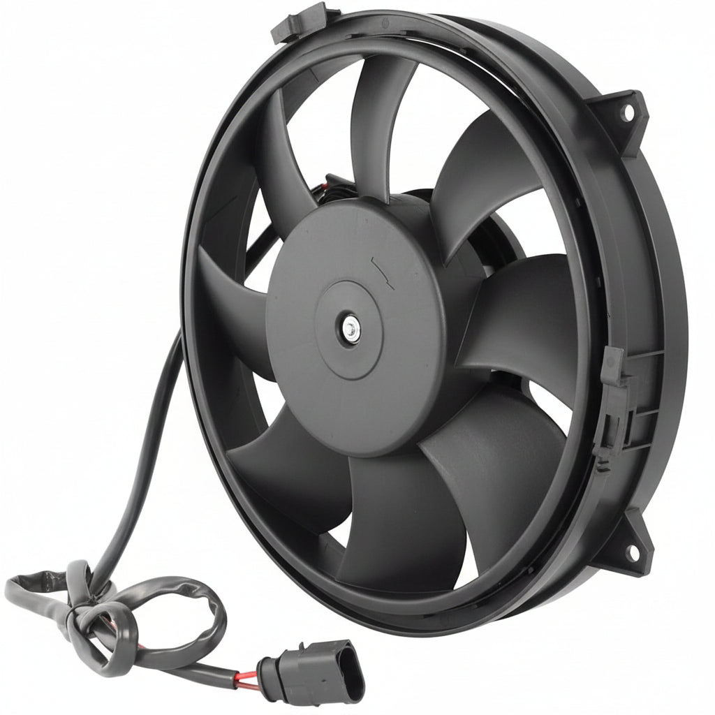 Engine Cooling Fan Motor Fan Assembly (Square Pin ) 8D0959455R Compatible With AUDI A8 & SKODA SUPERB I (3U4) &VW PASSAT