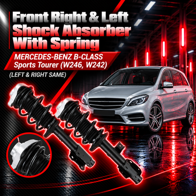 Front Right & Left Shock Absorber With Spring 2463233400 2463233300  Compatible With  MERCEDES-BENZ B-CLASS Sports Tourer (W246, W242) (1PCS)