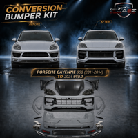 Conversion Bumper Kit  Compatible With Porsche Cayenne 958 (2011-2014)  Upgrade To Porsche Cayenne 2024(Shipping Cost Not Included In Price)