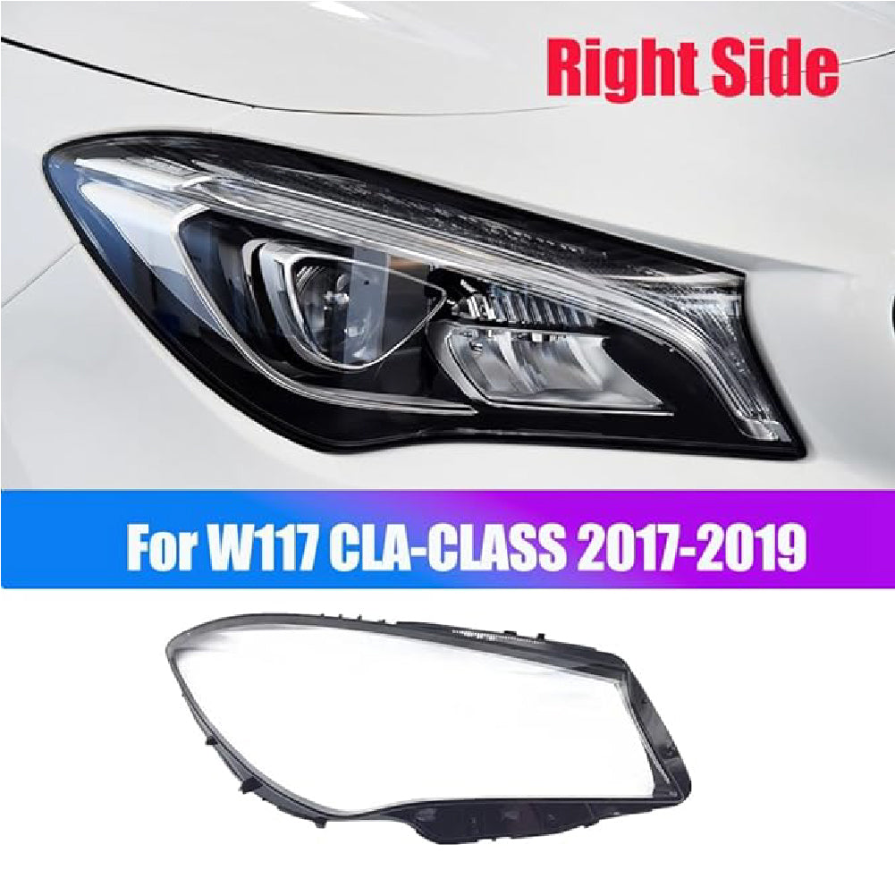 Car Front Headlight Lens Cover  Headlight Shell Cover Transparent Lamp Shade Headlamp Shell Cover compatible for Mercedes-Ben CLA W117 2017 - 2020.