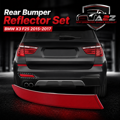 Rear Bumper Reflector Compatible With BMW X3 F25 2015-2017 Rear Bumper Reflector Left 63257352209 & Right 63257352210 Tag-RB-62