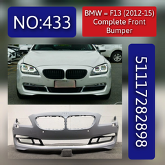 Front Bumper 51117282898 Compatible With BMW 6 Convertible (F12) 6 Coupe (F13) Tag No.433