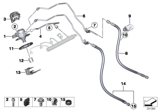 Fule High Pressure Pump 13518604229 13518604230 13517584461 For BMW 3 (F30, F80) 5 (F10) X3 (F25)
