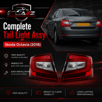 Tail Light Assembly Left 5E5945711 & Right 5E5945712 Compatible With  Skoda Octavia N.M (2018) Tag No.170