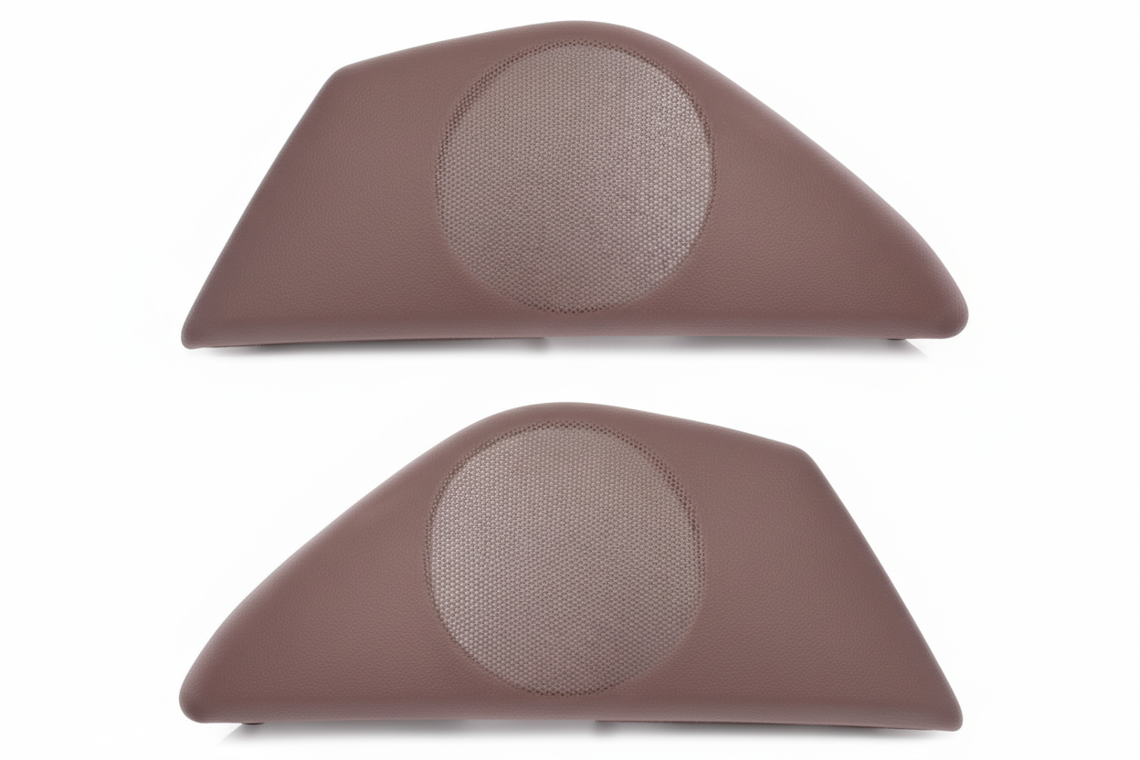Inner Door Loudspeaker Cover Red Brown Right 51417261932  Left 51417261955 Compatible with BMW 5 Series  F10  F11  F18