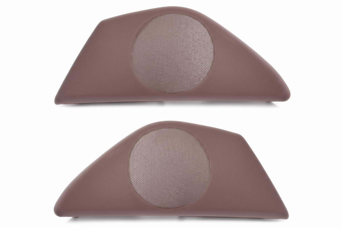 Inner Door Loudspeaker Cover Red Brown Right 51417261932  Left 51417261955 Compatible with BMW 5 Series  F10  F11  F18
