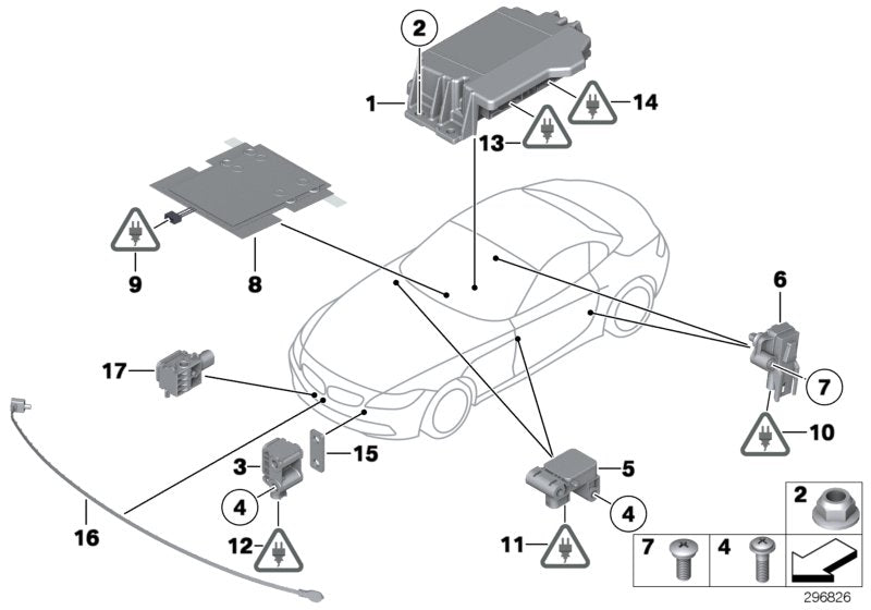 Accelerating Sensor 65776956485 Compatible With BMW E89 E93