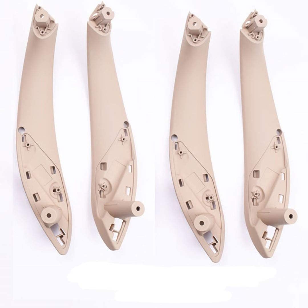 Set of handles for inner doors of BMW 3 Series F30, with a modernistic design, underlining interior exquisiteness and providing comfort in holding for fancy driving. 
