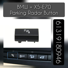 Parking Sensor Switch Button Cover 61319180946 Compatible with BMW X5  E70 & X6 E71 E72