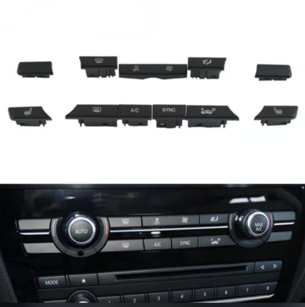 Interior Car Air Conditioner Ventilated Control Ac Button Switches Cover Repair Kit 64116825513 Compatible with BMW  X3 (F25)