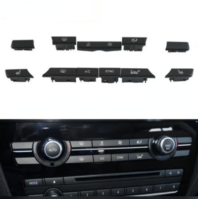 Interior Car Air Conditioner Ventilated Control Ac Button Switches Cover Repair Kit 64116825513 Compatible with BMW  X3 (F25)