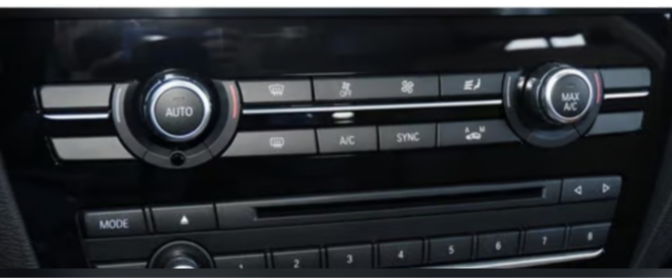 Interior Car Air Conditioner Ventilated Control Ac Button Switches Cover Repair Kit 64116825513 Compatible with BMW  X3 (F25)