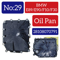 Transmission Oil Pan 28108070791 28107842385 Compatible With BMW 3 Series (F30, F80) & 3 Convertible (E93) & 5 Series  (F10) & 6 Gran Coupe (F06) & Z4 Roadster (E89) Tag 29