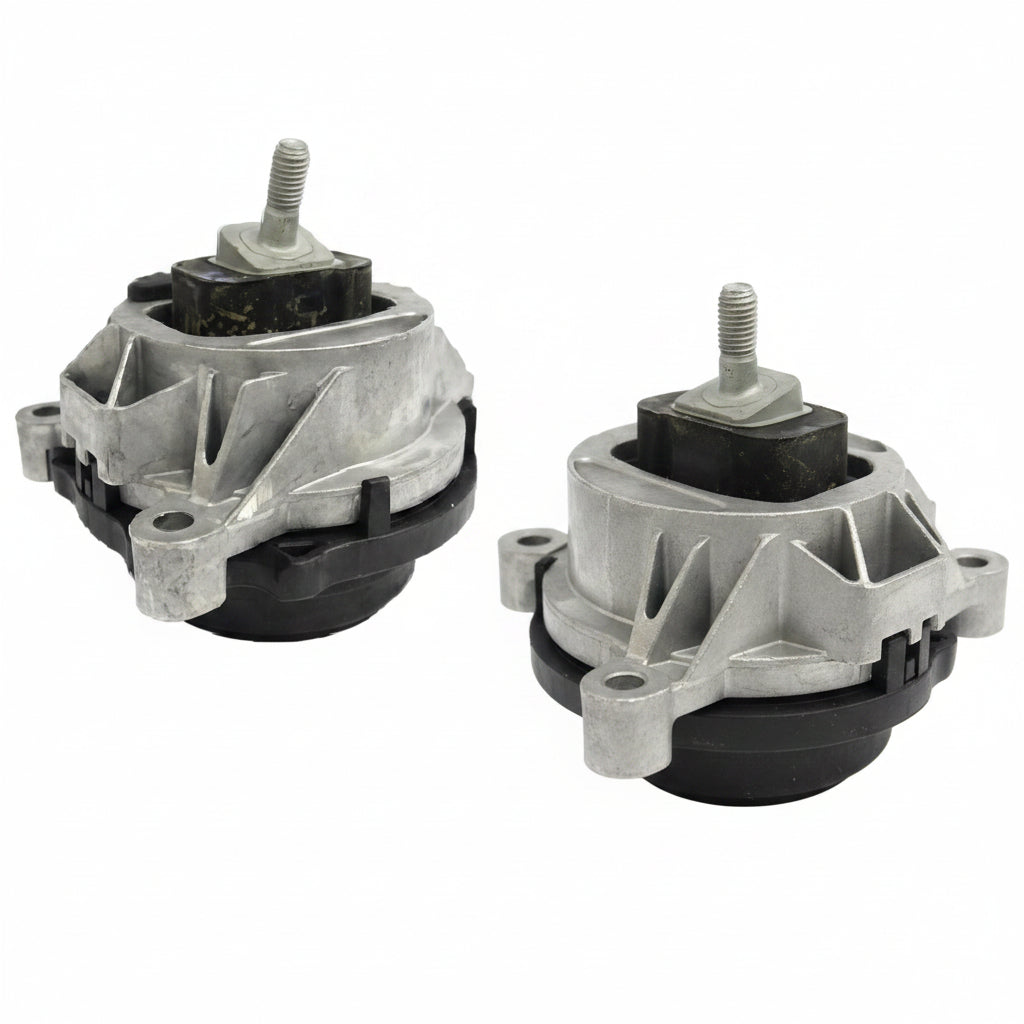 Front Right Engine Mount Set Compatible With BMW X3 F25 (DIESEL) Engine Mount Left 22116850481 & Right 22116799608
