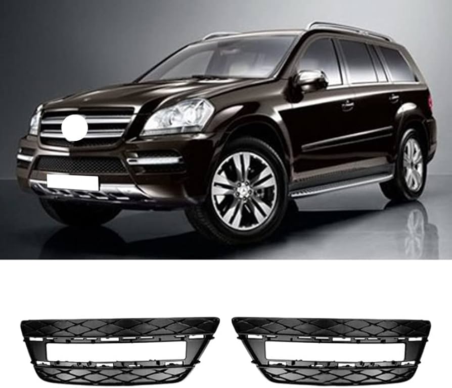 Outer Grille Fog Lamp Cover Compatible With MERCEDES-BENZ GL-GLS W166 2013-2017 Fog Lamp Cover Left 1668843722 & Right 1668843822 Tag-FC-221