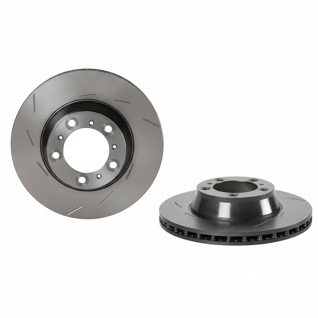 Rear Brake Disc Set Left 298615601A Right 298615602A Compatible With PORSCHE PANAMERA (970)