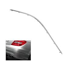 Rear Bumper Chrome Left 2048852921 & Right 2048853021 Compatible With MERCEDES BENZ C-CLASS W204 T-1 2011-2014