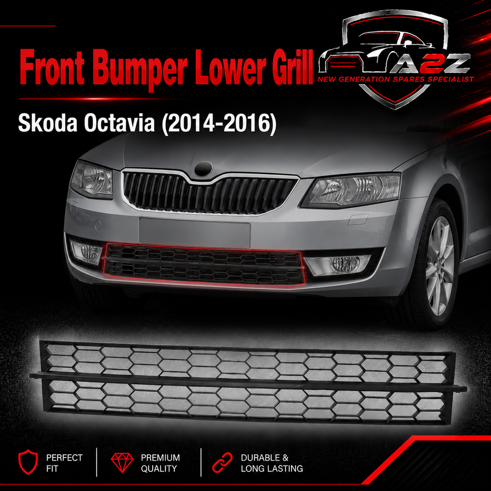 Front Bumper Lower Grill 5E0853677 Skoda Octavia (2014-2016) Tag No.508