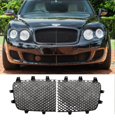 Black Show Grill Set Left 3W0853683 & Right 3W0853684 Compatible With Bentley Flying Spur (2009-2012) Tag No.2