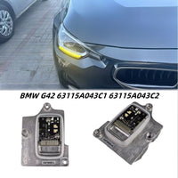 Front Headlight Module Blaster (Yellow) 63115A043C1 63115A043C2 Compatible With BMW 2 Series G42  LCI Low Version
