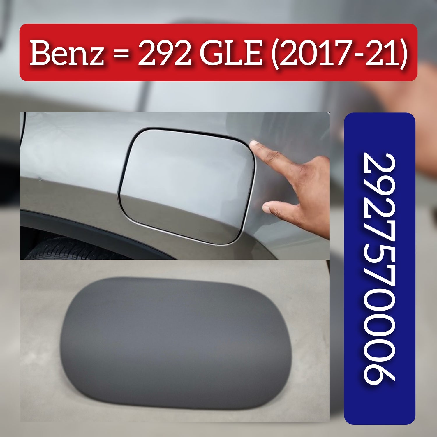 Fuel Tank Cap 2927570006 A2927570006 Compatible With MERZEDES BENZ GLE W292 (2017-2021)