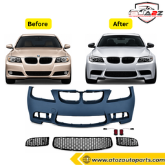 Front Bumper Body Kit Compatible With BMW 3 Series E90 (2005-2008) To M Sport M3 Upgrade (Shipping Cost Not Included In Price)