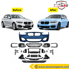 Front Bumper Body Kit Compatible With BMW 1 Series F20 Lci (2015-2018) To M Sport Mt M Tech Upgrade | (Shipping Cost Not Included In Price)