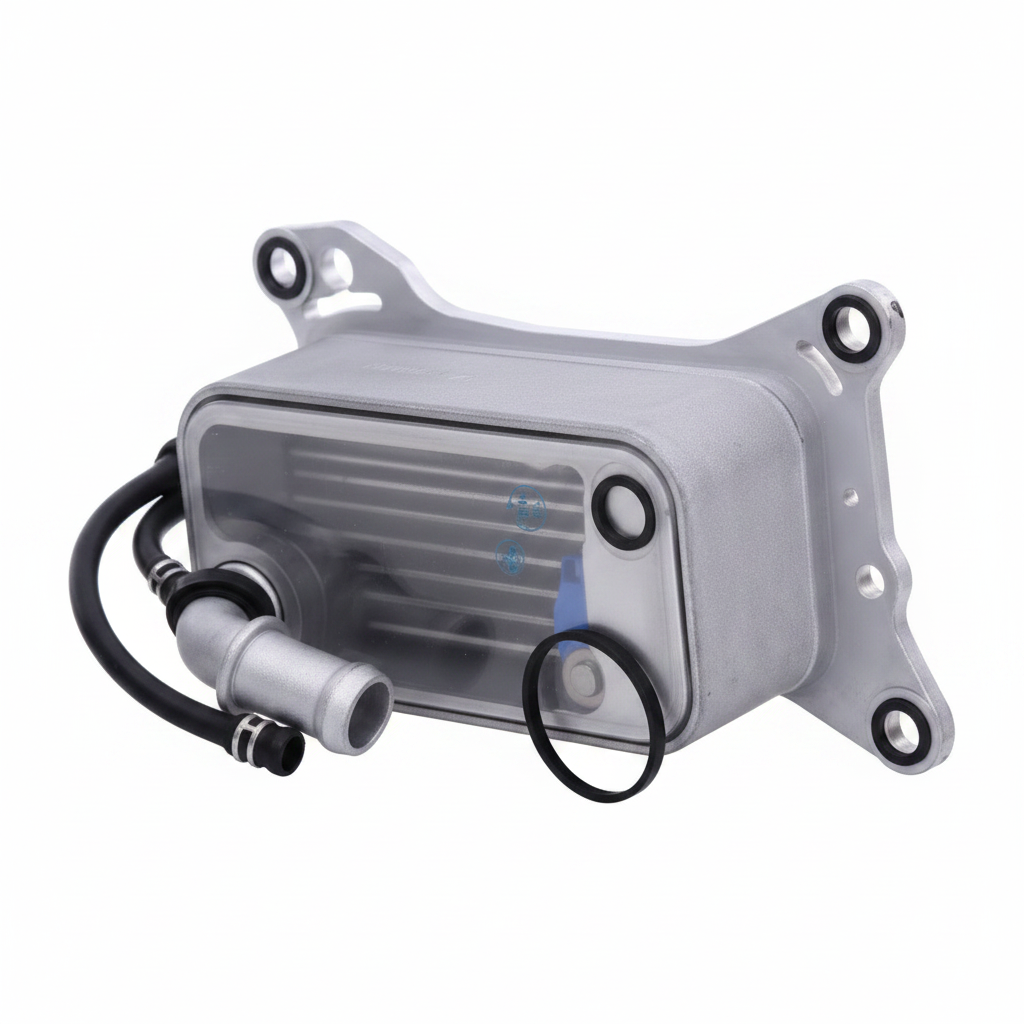 Engine oil cooler with Gasket  6511800665 A6511801165 6511801165 A6511801310 A6511800610 A6511800810 6511801310 6511800810 6511800610 A6511800665  For MERCEDES-BENZ C-CLASS W204 W205 & E-CLASS W212  Tag-O-20