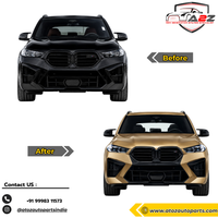 Complete Front & Rear Bumper Full Body Kit  Conversion Kit Compatible With BMW X5 F15 (2014-2018) To X5 G05 Lci 2023+ M Sports X5 Style Upgrade (Shipping Cost Not Included)