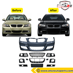 Front Bumper Body Kit Compatible with BMW 3 Series E90 (2005-2008)Upgrade To M Sport Mt M Tech  (Shipping Cost Not Included In Price)