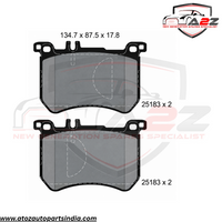 Front Brake Pad A0064204920 2518301 P050111 Compatible With MERCEDES-BENZ S-CLASS W222