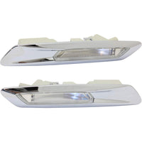 Additional Turn Indicator Lamp Left 63137154167 & Right 63137154168 Compatible with BMW 5 Series (F10) 2011-2014 Tag-FBL-01