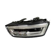 Headlight Headlamp Left 8U0941773B & Right 8U0941774B (With Blaster) Compatible With AUDI Q3 2016 - 2018