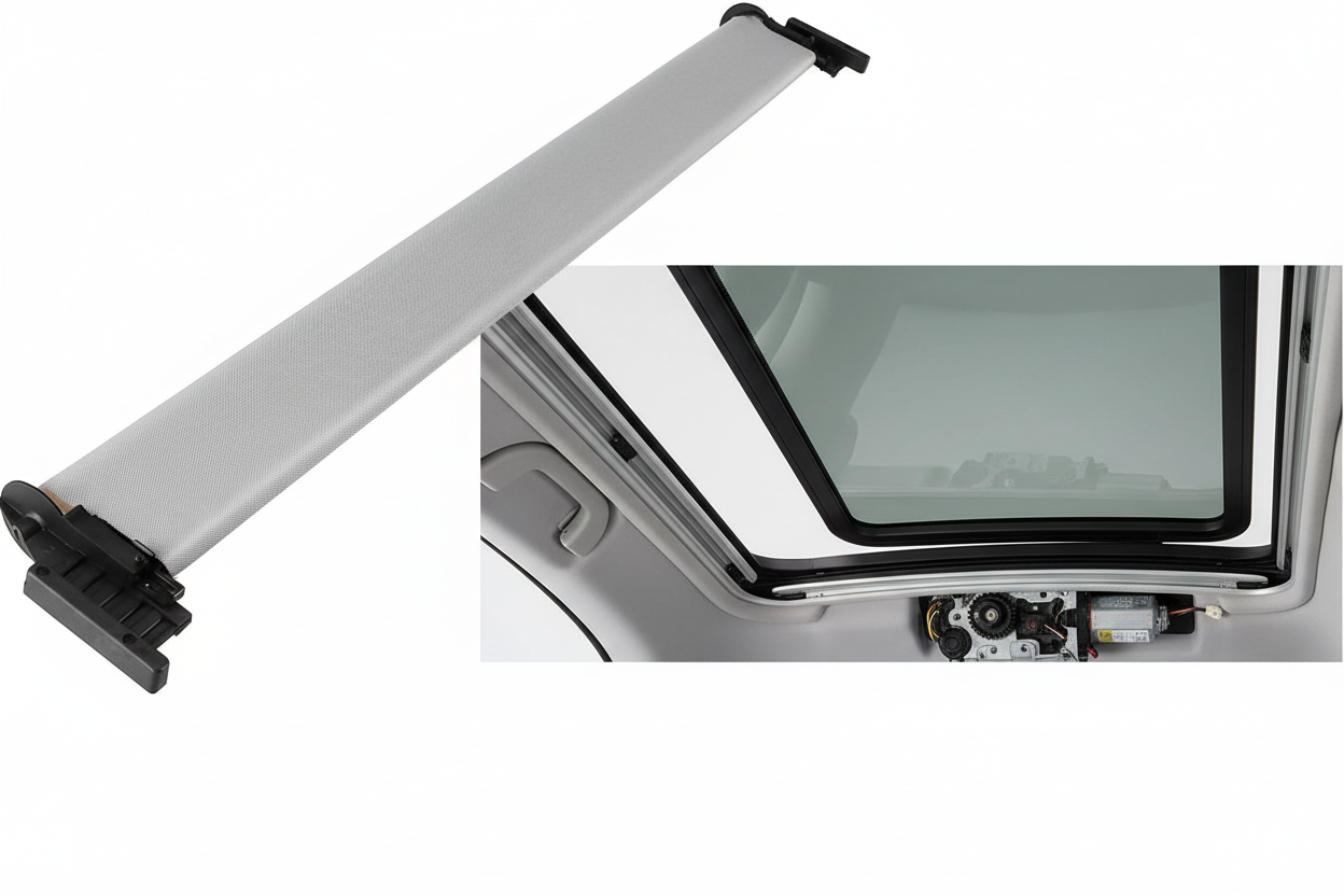 Grey Sunroof Curtain Cover  54107237592 Compatible With BMW 5 Series Gran Turismo (F07)