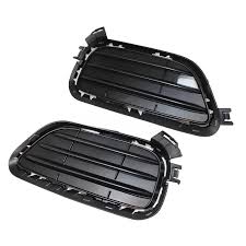 Fog Lamp Cover Left 51117338513 & Right 51117338514 & Fog Lamp Chrome Left 51117413921 & Right 51117413922 Compatible With BMW X3 F25 (2014-2016)