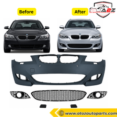 Front Bumper Body Kit Compatible with BMW 5 Series E60 (2004-2010) To M Sport M5 Upgrade | (Shipping Cost Not Included In Price)