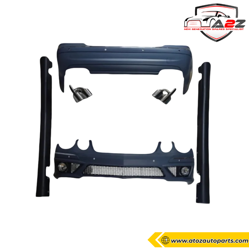 Complete Conversion Bumper Kit Compatible With Mercedes Benz W211 Upgrade To E63 (Tag no.FRBK213) (Shipping Cost Not Included In Price)
