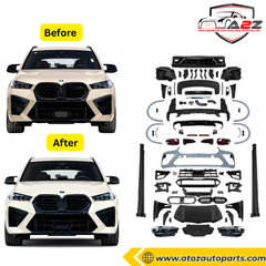 Complete Front & Rear Bumper Full Body Kit  Conversion Kit Compatible With BMW X5 F15 (2014-2018) To X5 G05 Lci 2023+ M Sports X5 Style Upgrade (Shipping Cost Not Included)
